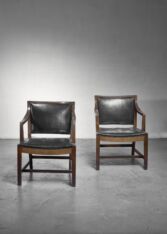 Gallery item 3 for Pair of Kay Fisker armchairs, Side Chairs, Denmark, 1940s