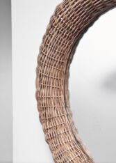 Gallery item 2 for Round rattan mirror, Mirrors, Italy, 1950s