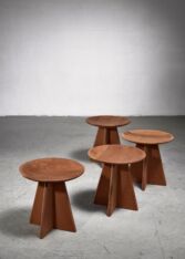 Gallery item 3 for Pair of Kaj Winding cruciform stools, Stools, Denmark, 1960s