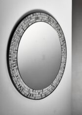 Thumbnail for Round mosaic wall mirror