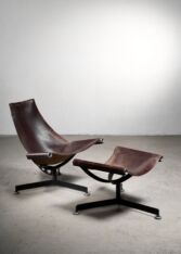 Thumbnail for Max Gottschalk lounge chair with ottoman