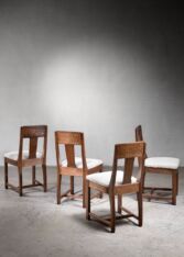 Gallery item 2 for Set of 4 Otto Wretling dining chairs, Dining chairs, Sweden, 1910s