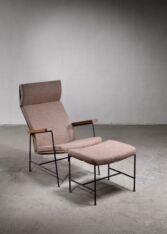Gallery item 2 for Arden Riddle lounge chair with ottoman, Lounge Chairs, United States, 1960s