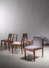 Thumbnail for Set of 5 Arden Riddle dining chairs