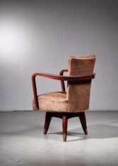 Gallery item 2 for Leon Jallot swiveling desk chair, Side Chairs, France, 1930s