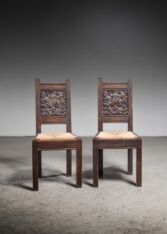 Gallery item 3 for Pair of Joseph Savina dining chairs, Dining chairs, France, 1940s