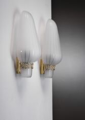 Gallery item 4 for Pair of Harald Notini wall lamps for Böhlmarks, Wall lamps, Sweden, 1930s