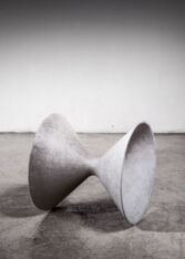 Gallery item 2 for Diabolo shaped Eternit planter, Other, Switzerland, 1950s