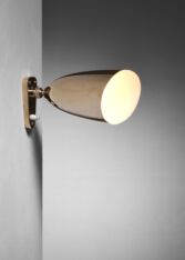 Gallery item 3 for Adjustable brass wall lamp, Wall lamps, Italy, 1940s