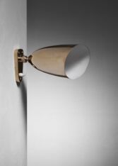 Gallery item 4 for Adjustable brass wall lamp, Wall lamps, Italy, 1940s