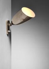 Gallery item 2 for Adjustable brass wall lamp, Wall lamps, Italy, 1940s
