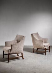Thumbnail for Pair of Frits Henningsen easy chairs