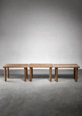 Thumbnail for Set of 3 pine benches or side tables