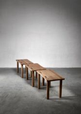 Gallery item 2 for Set of 3 pine benches or side tables, Side Tables, 1960s
