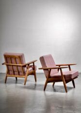 Thumbnail for Pair of Hans Wegner GE-240 chairs