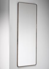 Thumbnail for Large rectangular brass wall mirror