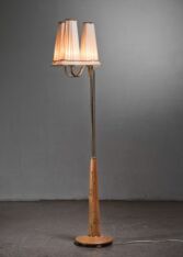 Gallery item 4 for Corona floor lamp with 3 shades, Floor Lamps, Sweden, 1930s