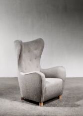 Gallery item 2 for Fritz Hansen wingback lounge chair, Lounge Chairs, Denmark, 1940s