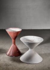 Thumbnail for Pair of diabolo shaped Eternit planters