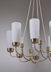 Gallery item 3 for Rupert Nikoll 8-arm chandelier, Chandeliers & Pendants, Austria, 1950s