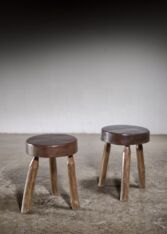 Gallery item 2 for Pair of José Zanine Caldas stools, Stools, Brazil, 1960s