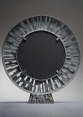 Gallery item 2 for Bronze sculptural console mirror, Mirrors, Italy, 1950s