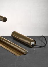 Gallery item 3 for Brass tube desk lamp by Cheret, Table Lamps, France, 1970s
