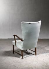 Gallery item 2 for Danish high back lounge chair, Lounge Chairs, Denmark, 1940s