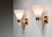 Gallery item 2 for Pair of Lisa Johansson-Pape wall lamps, Wall lamps, Finland, 1950s